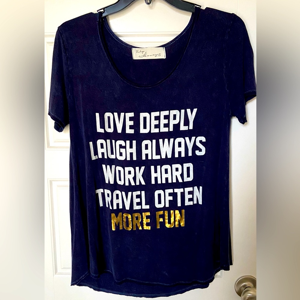 Vintage Havana inspirational tee, only worn once, EUC!